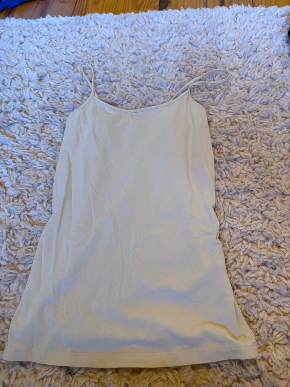 Time and Tru Cream Spaghetti Strap Cami